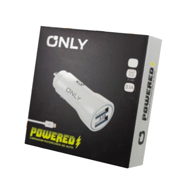 Cargador 12V Auto doble entrada USB - Image 2