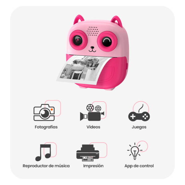 Cámara Mini Impresora Bluetooth - Image 2