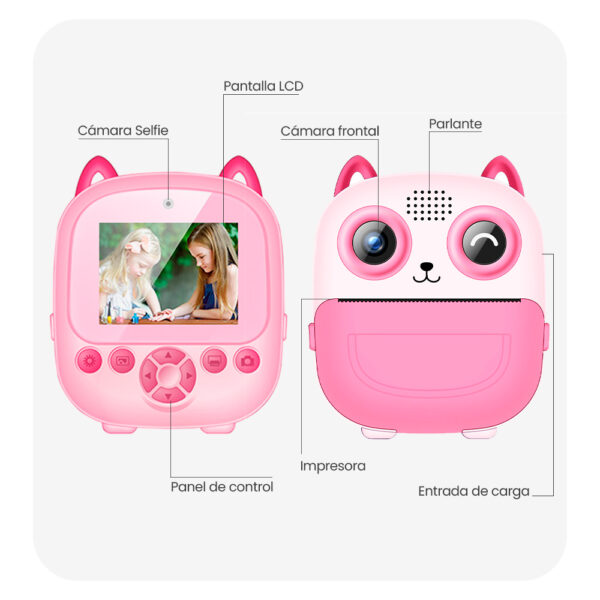 Cámara Mini Impresora Bluetooth - Image 5