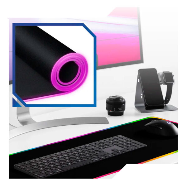 Mouse Pad XL Negro RGB 90x40cm - Image 5