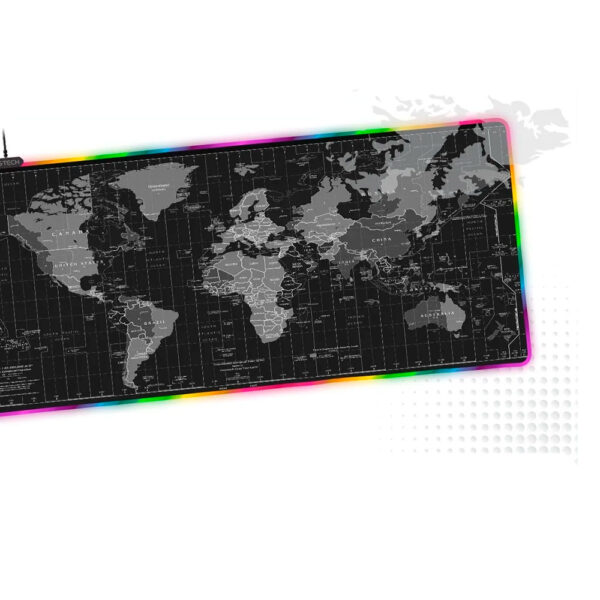 Mouse Pad XL Mapamundi RGB 90x40cm - Image 3
